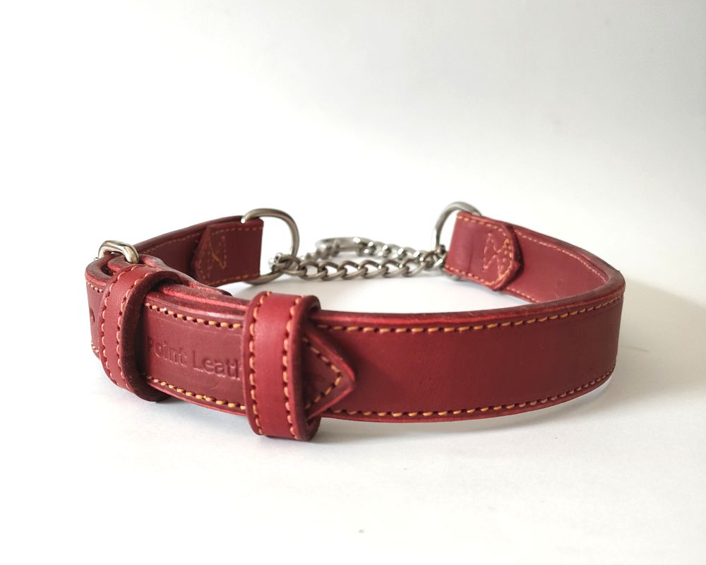 Martingale leather collar
