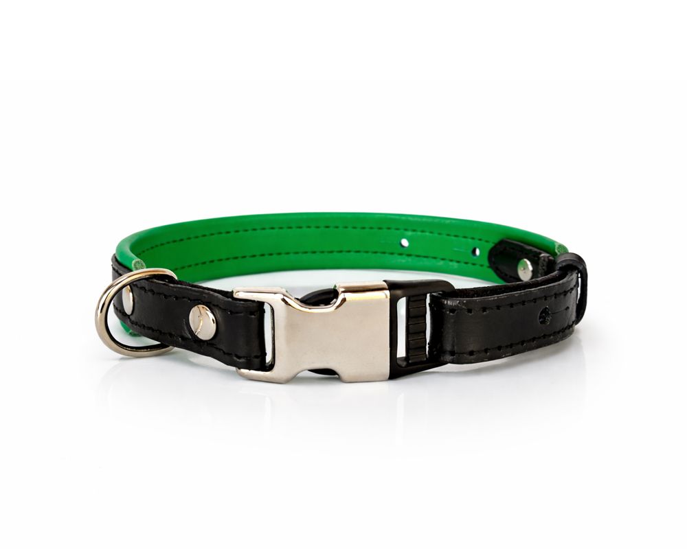 Quick-release leather collar